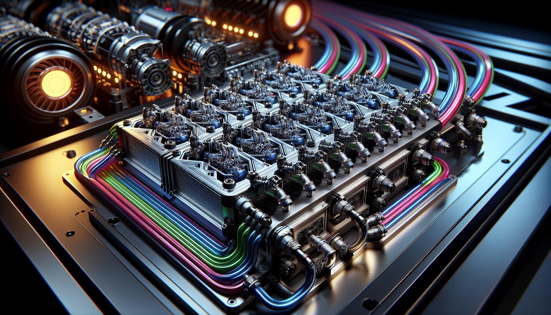 what is used on some electric and hybrid vehicles to cool the power electronics and charger modules?